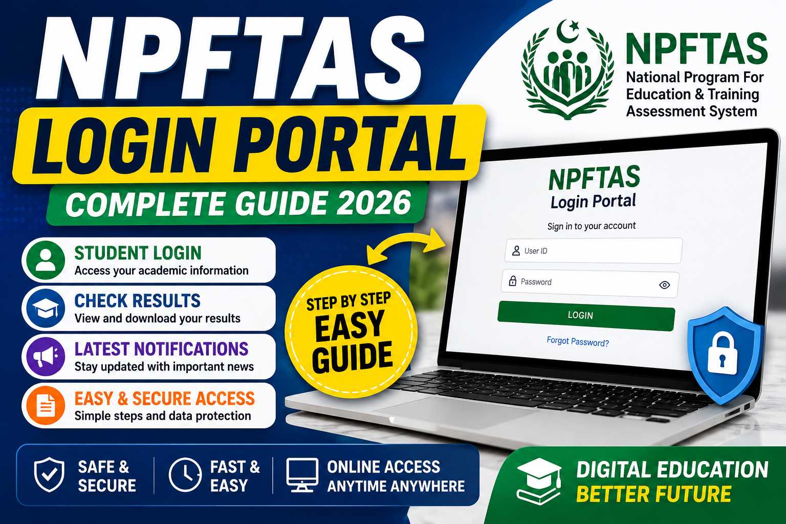 NPFTAS Login Portal Complete Guide for Students and Schools