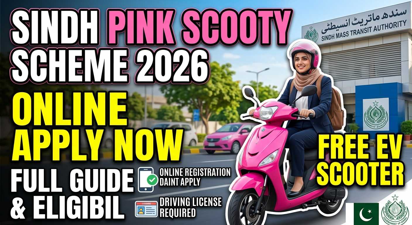 Sindh Pink EV Scooty Scheme 2026