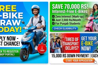 CM Punjab Electric Bike Scheme Down Payment Installments and How to Apply Online