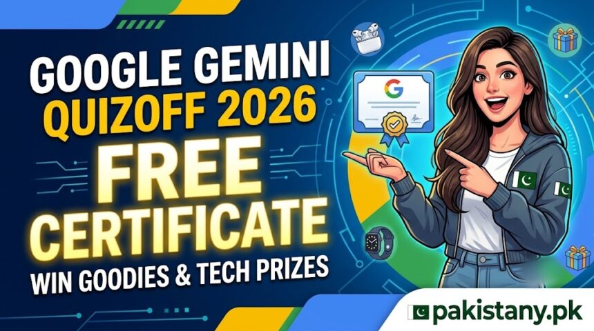 Google Gemini QuizOff Free Certificate 2026 Apply Online Now